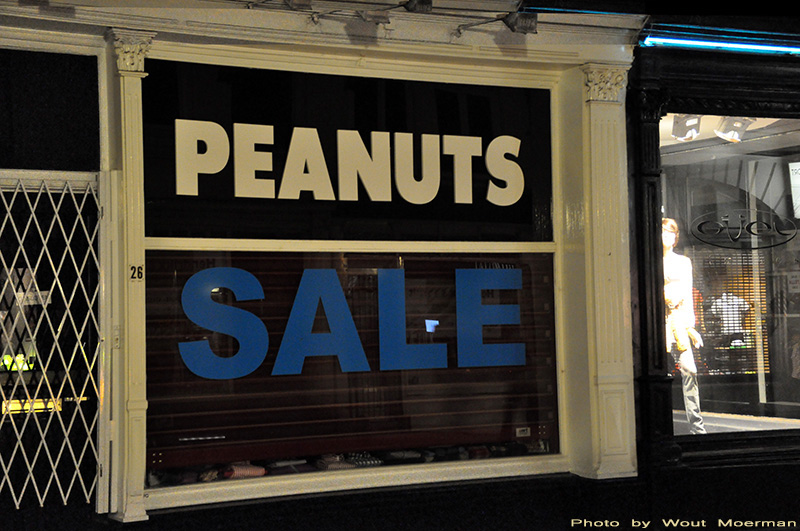 Peanut sale